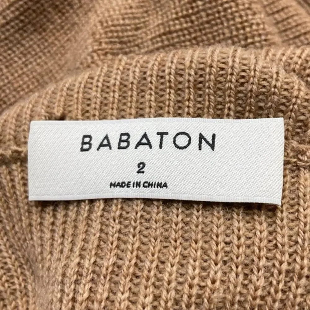 Babaton Cozy Heather Gold Camel Maclean Sweater Dress Size 2
